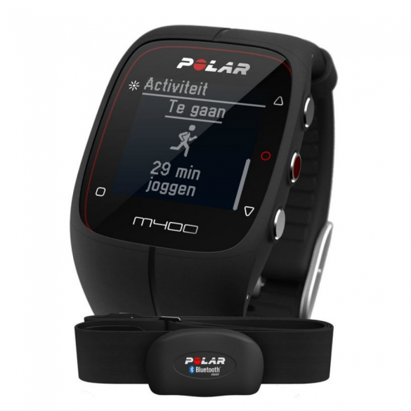 Polar M400 HRM sports watch with GPS black  POLARM400HRMBL